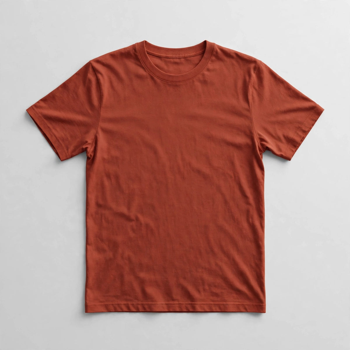 Cotton T-shirt - Brick Red