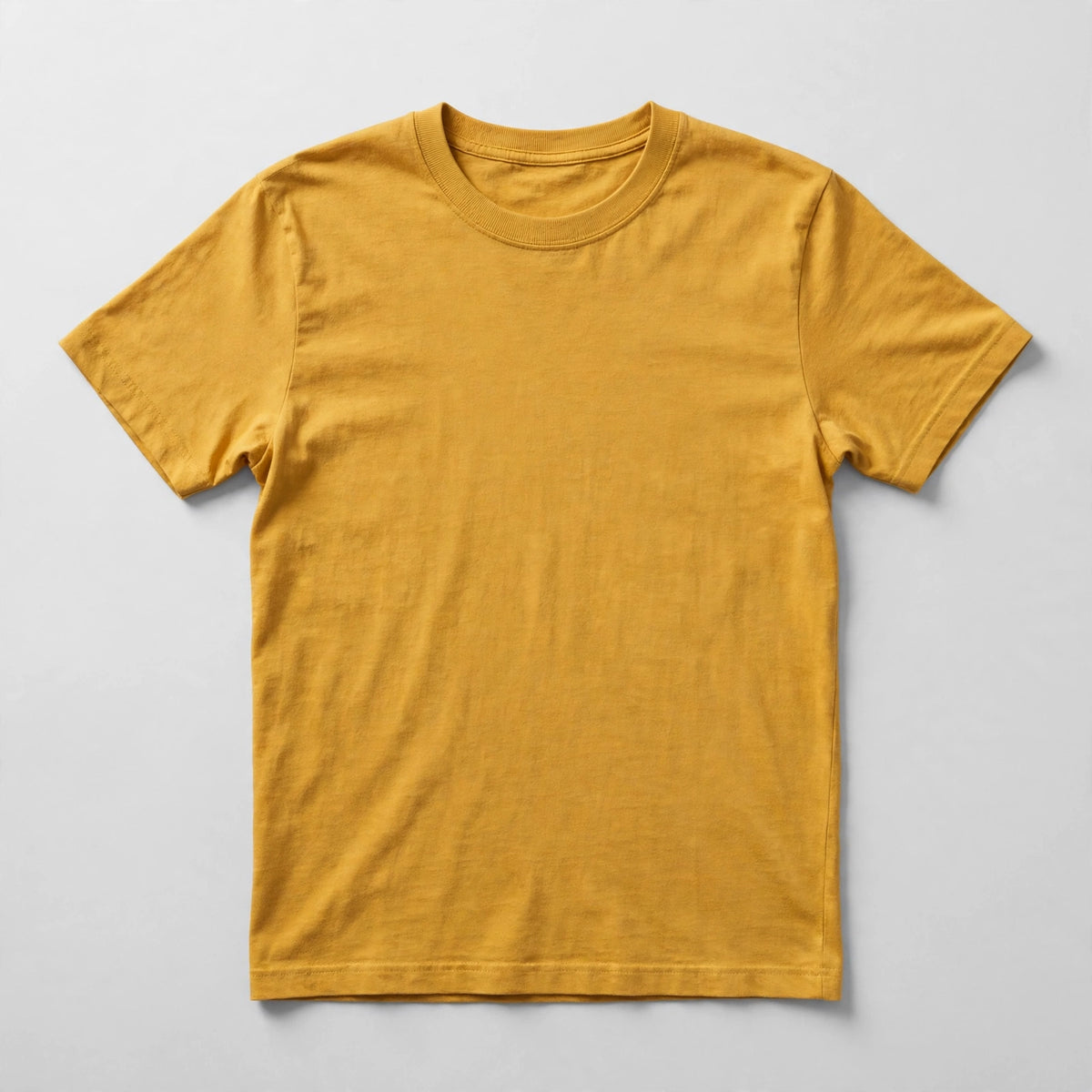 Cotton T-shirt - Mustard