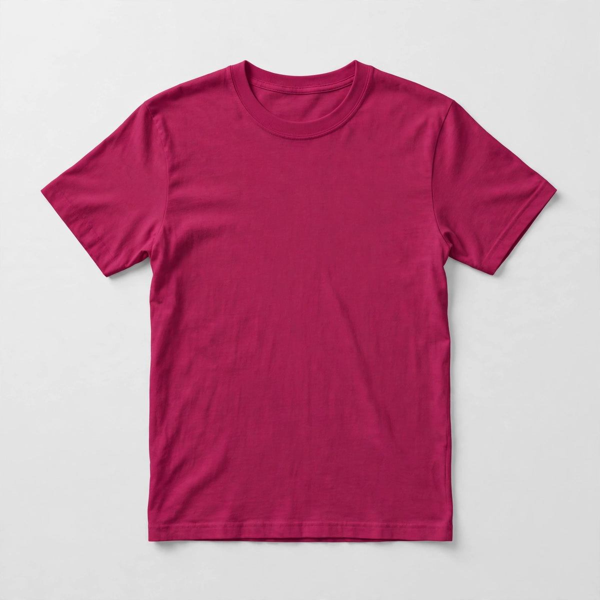 Cotton T-shirt - Rose Red