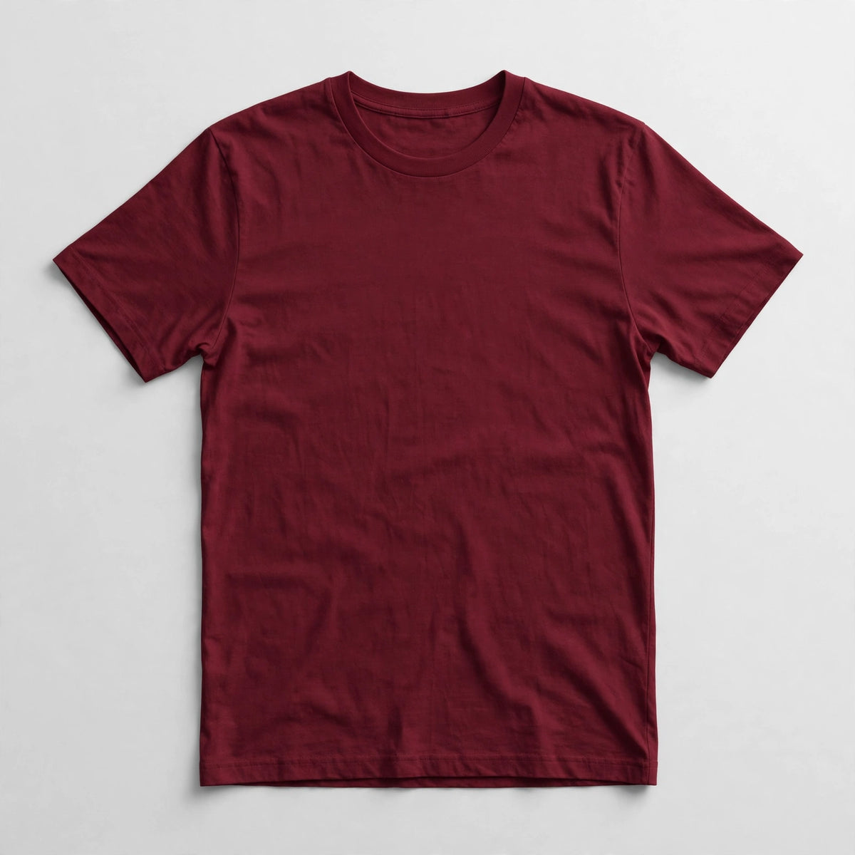 Cotton T-shirt - Wine Red